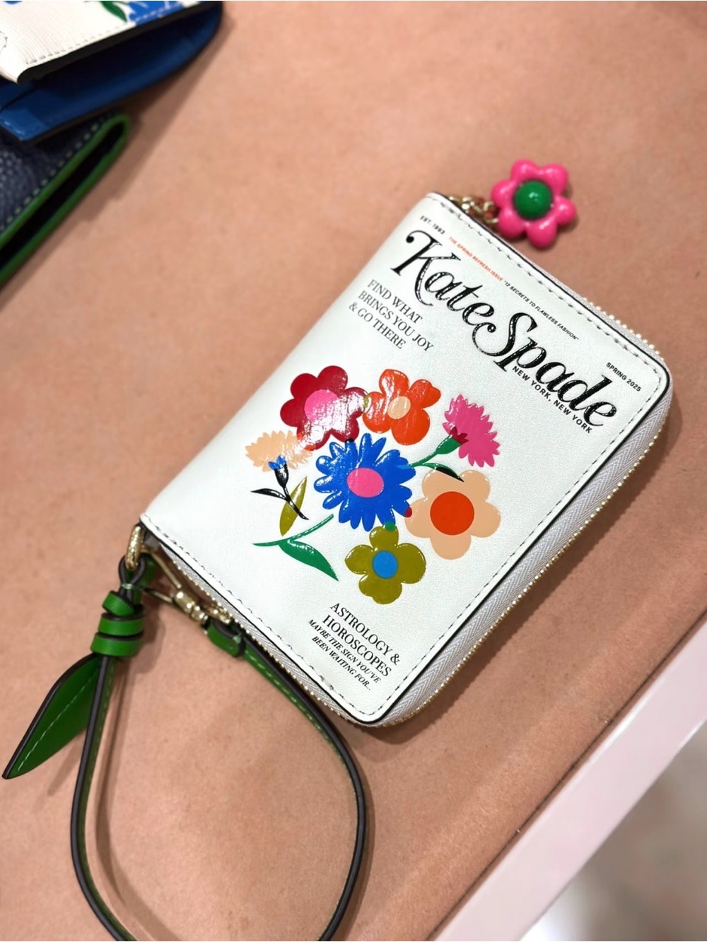 NWT Kate Spade novelty Fresh Picks Compact Wristlet Multi In Original Pkg